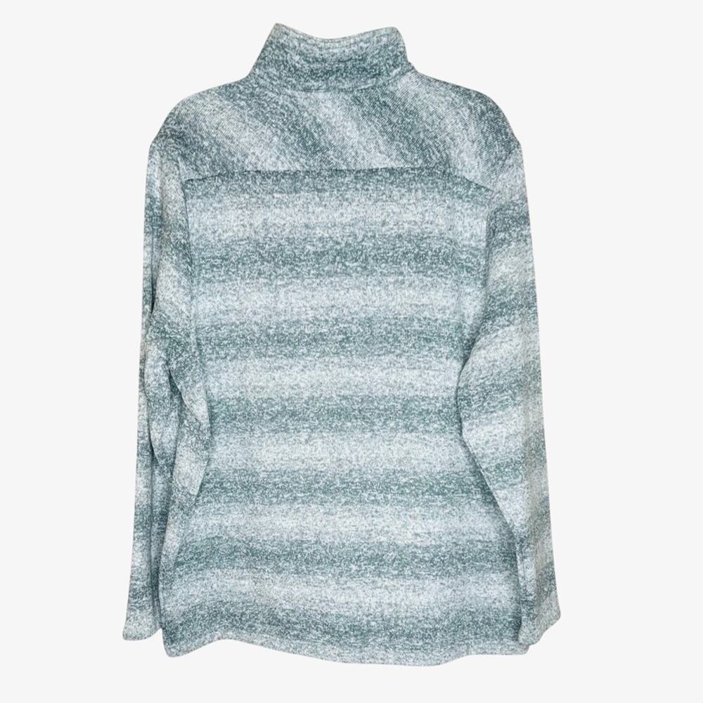 NWT Natural Reflections Bass Pro Cabelas Mens XL Ombré Snap Neck Gorpcore - Picture 2 of 9